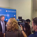 Пресс-конференция. председатель оргкомитета Совещания Серегей Алексеев и первый вице-премьер правительства республики Павел Маринычев