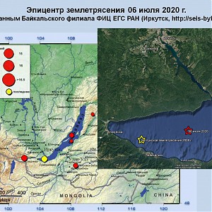 Данные Байкальского филиала ФИЦ ЕГС РАН